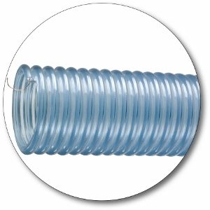 Tigerflex® 2001 Series Heavy Duty, Food Grade, Polyurethane Lined Hose with Grounding Wire