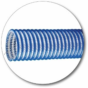 Tigerflex® 2020 Series Heavy Duty, Food Grade, Polyurethane Fabric Reinforced Hose with Grounding Wire