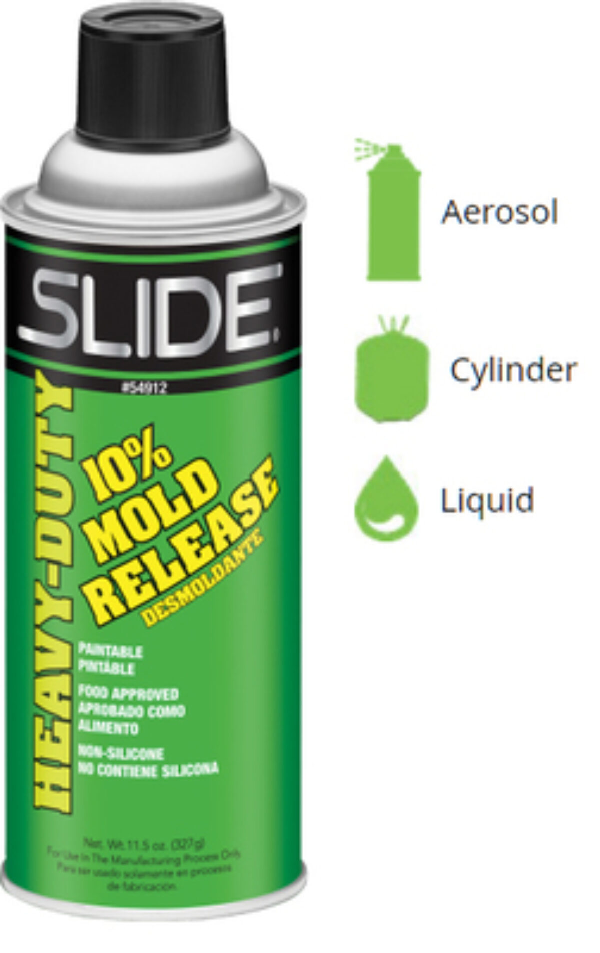 Slide 44312 Environmentally Safe Silicone Mold Release
