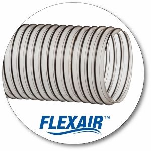 FLEXAIR™ URE-CL Series Food Grade Polyurethane Ducting/Material Handling Hose