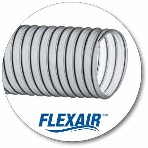 FLEXAIR™ VID-CL Series Light Duty, Food Grade Polyurethane Ducting/Material Handling Hose