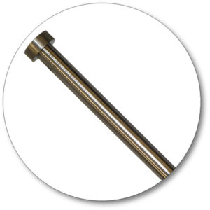 Plastixs® PC1 Standard H-13 Core Pins, Standard Hardness (30-35 Rc)