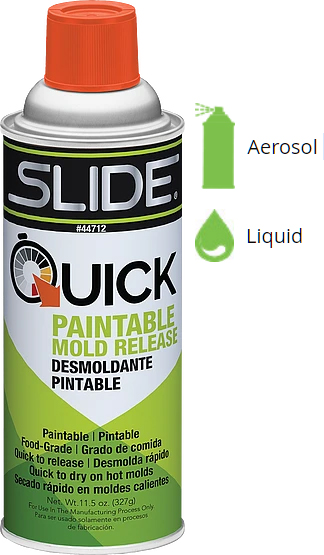 SLIDE Quick Paintable Mold Release No. 44712