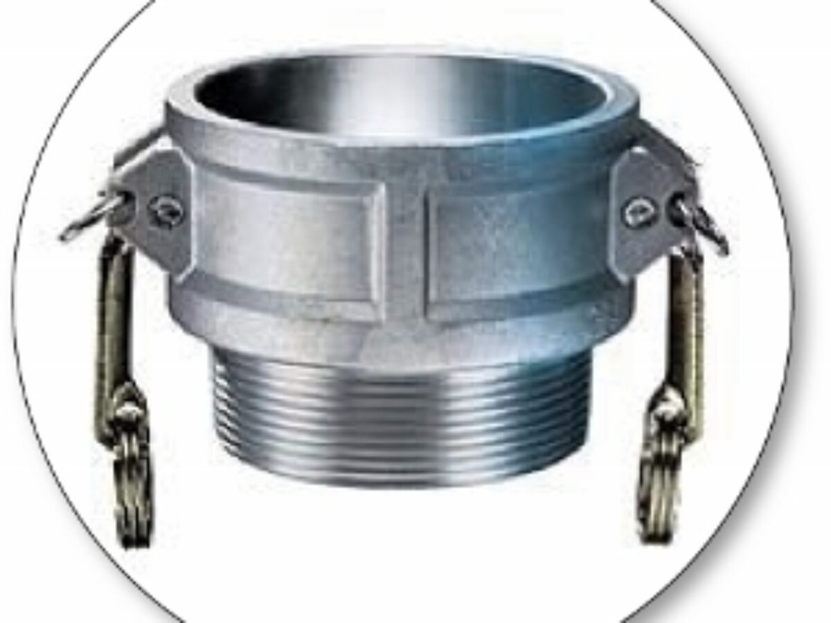 Type B Camlock Female To 1" Male NPT Aluminum Hose Fitting (B100IAL) - MVF Brand