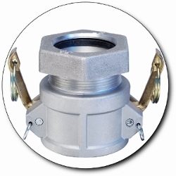 Quick-Acting Camlock Compression Coupler - Aluminum Part BC Female Coupler x Compression