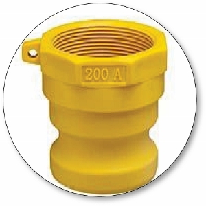 Quick-Acting Camlock Coupler - Glass Reinforced Nylon Part A Male Adapter x Female NPT
