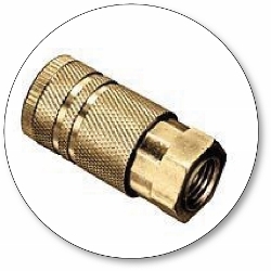 Quick Disconnect Couplings - Brass Coupler with Female Threads (NPTF)