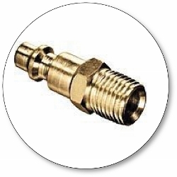 Quick Disconnect Plugs - Brass Plug with Male Threads (NPT)