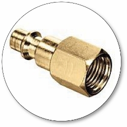 Quick Disconnect Plugs - Brass Plug with Female Threads (NPTF)
