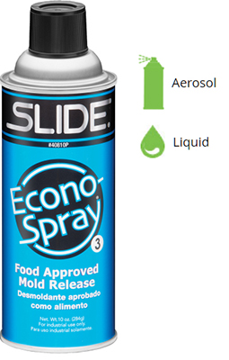 SLIDE® Econo-Spray 3 Food Approved Mold Release No. 40810P