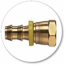 Brass Push-On Fittings - Female Pipe Swivel