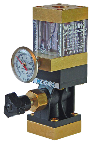 SMARTFLOW Delta-Q Flow Regulators provide precise, adjustable manual flow control for cooling water in injection molding