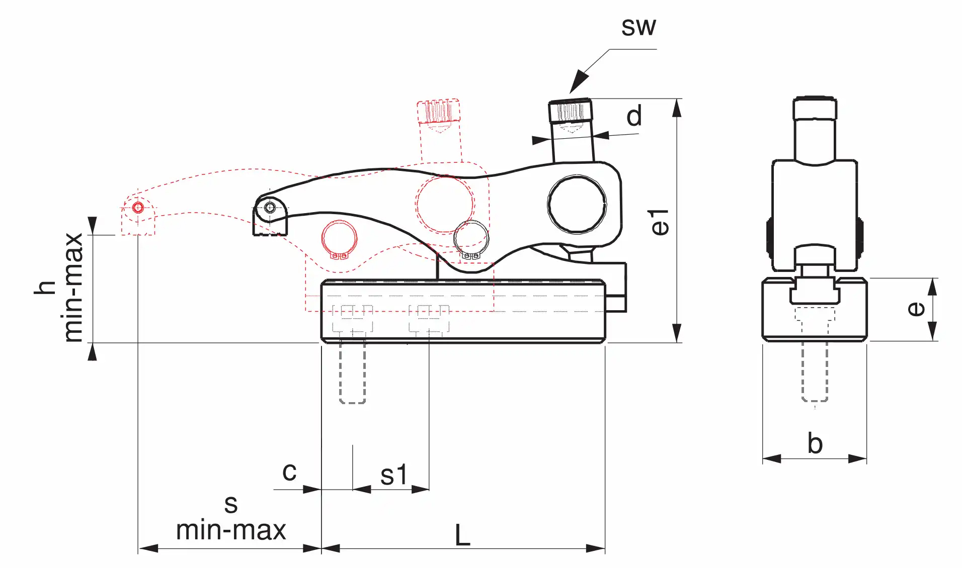 Mouldpro Power Sliding Mold Clamp (Inbus Bolt Not Included)