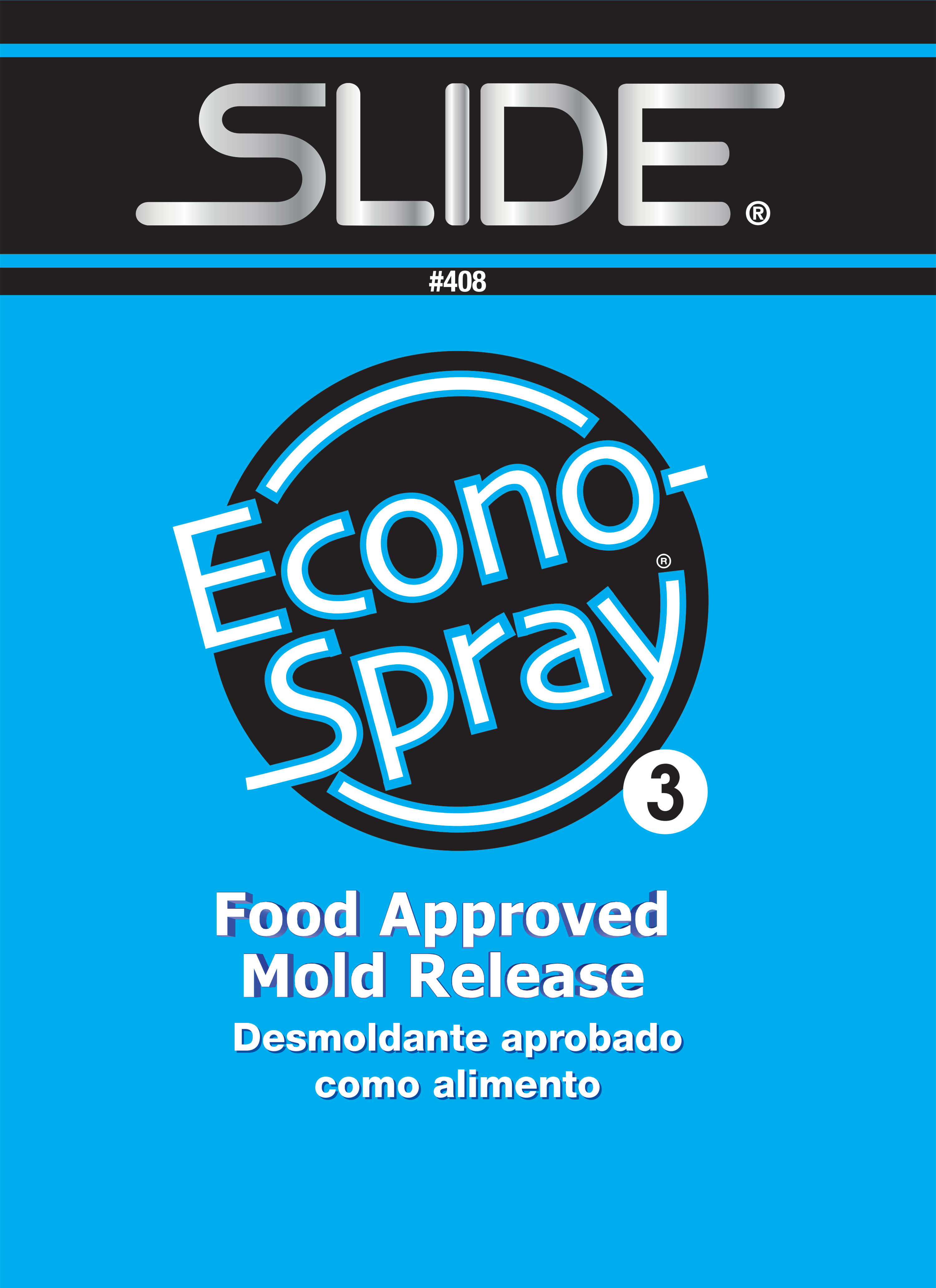 SLIDE® 40810P Econo-Spray 3 Food Approved Mold Release