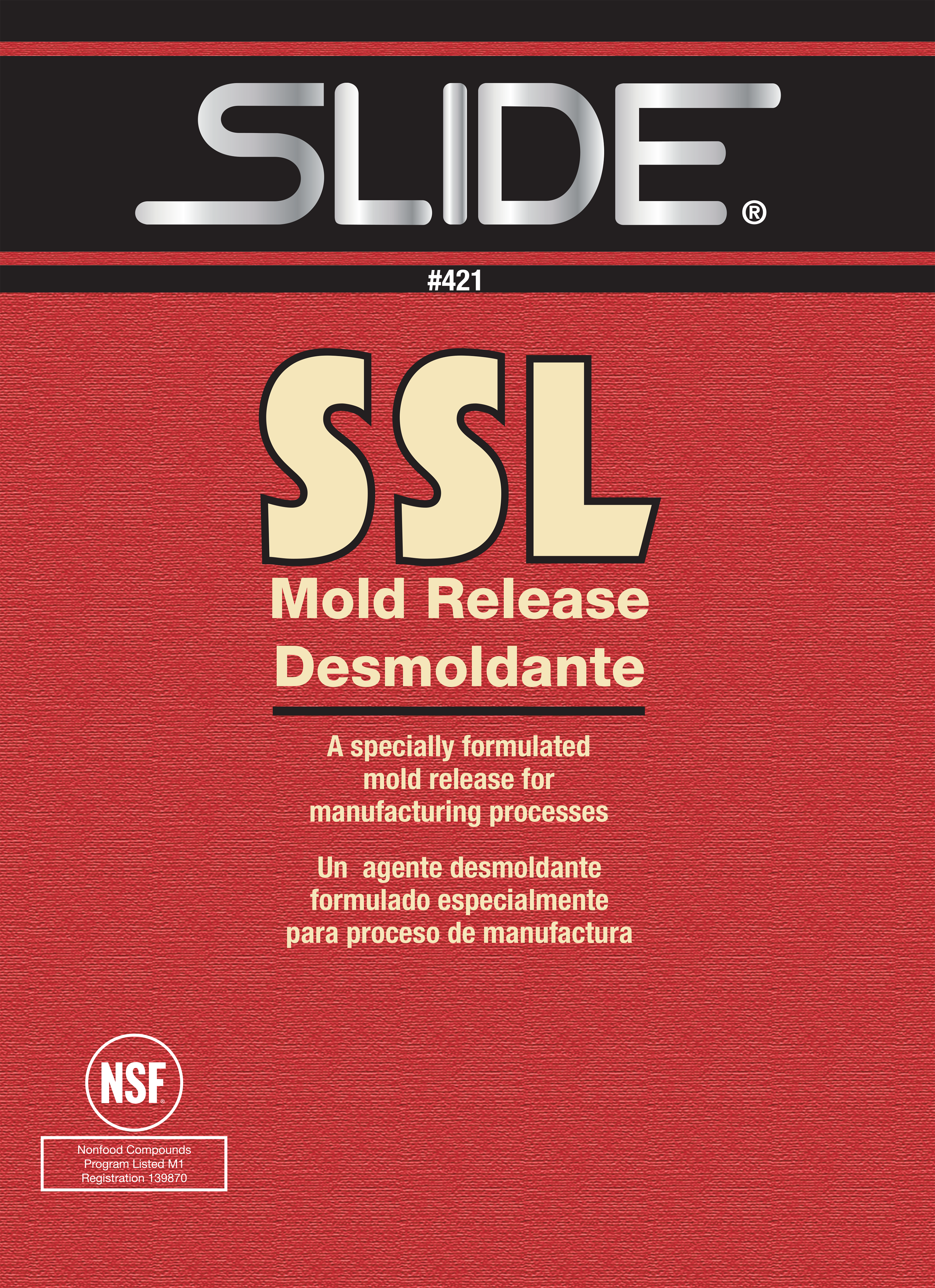 SLIDE® 42112N SSL Silicone Spray Lube Mold Release